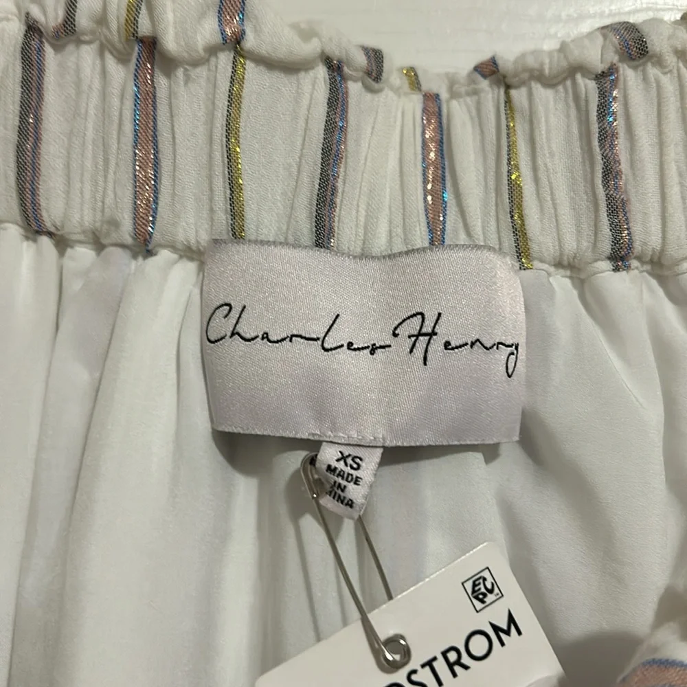 NWT Nordstrom Charles Henry Off the Shoulder Dress Size XS - Picture 3 of 4